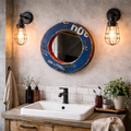 Vintage spiegel rond
