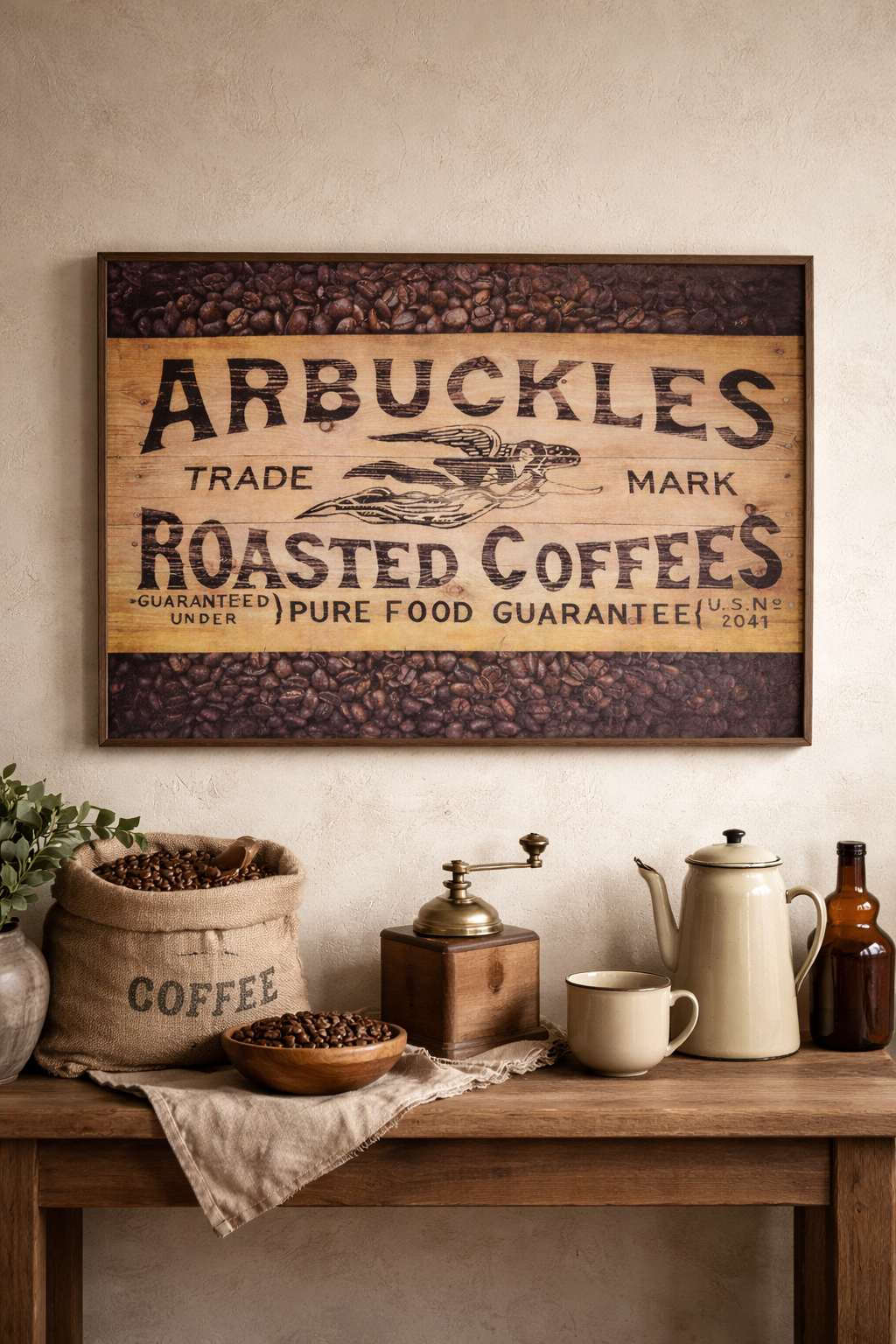 Decoupage-papier Roasted coffee