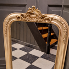 Kuifspiegel, barok spiegel goud
