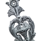 Wandkandelaar DAISY zilver antiek