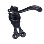 deurklink zwart met slot WWH-109L