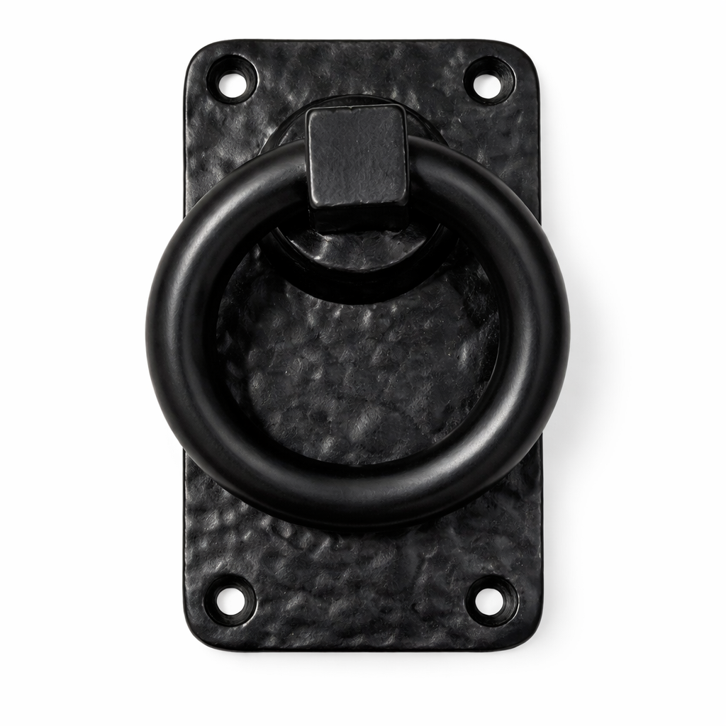 deurklink ring pull-s/zw