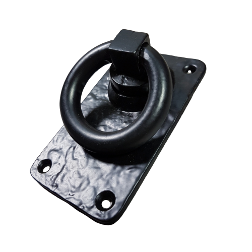 deurklink ring pull-s/zw