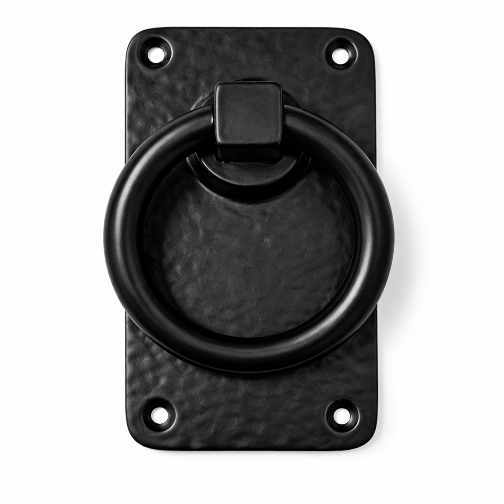 deurklink ring pull L-zw