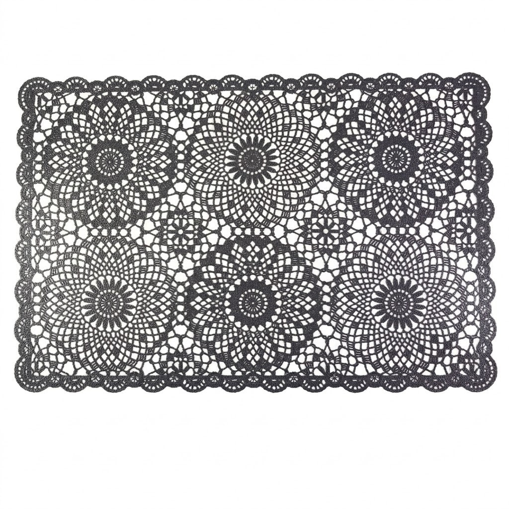 zwarte placemats